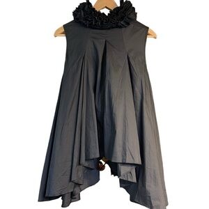 GRACIA ruffled neck top